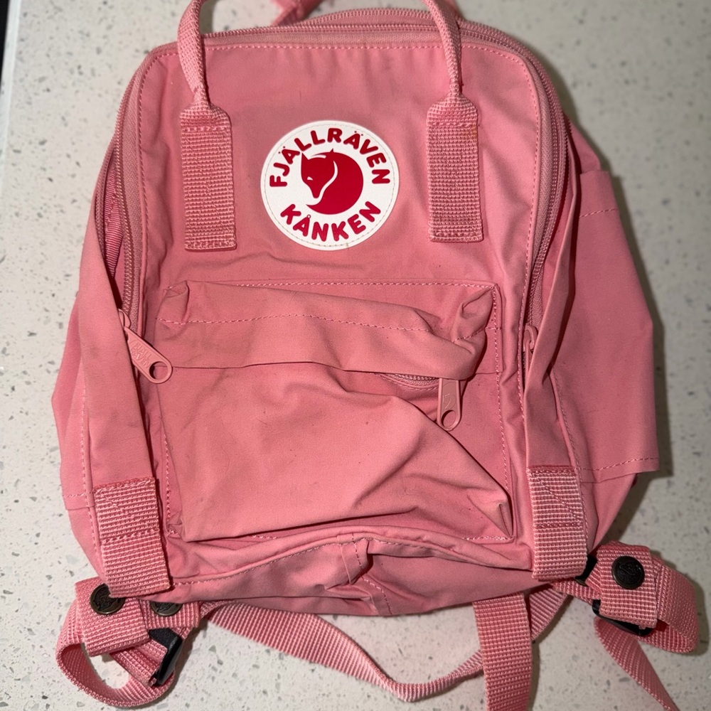 Never used but been sitting Fjällräven Kånken Pink Backpack